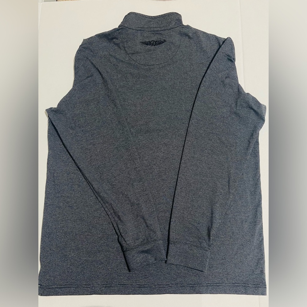Straight Down Golf Quarter Zip Pullover-Large-Bla… - image 6